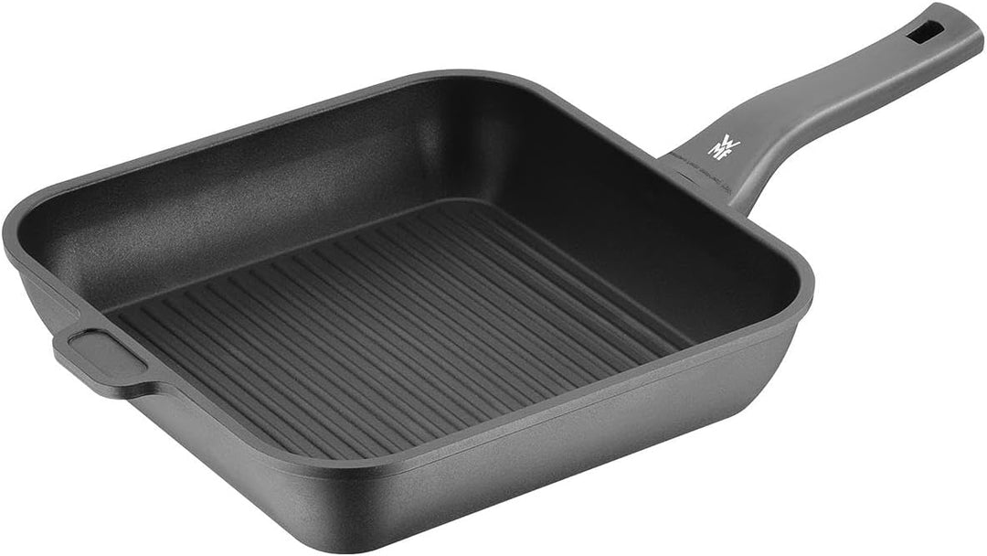 WMF Permadur Premium Grillpfanne 28 cm Induktion, Aluminium beschichtet, Steakpfanne ideal zum knusp