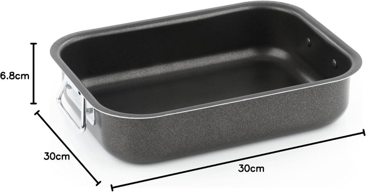 Barazzoni 80215503023 Bräter/Lasagneform aus beschichtetem Aluminium, 30 x 22 cm