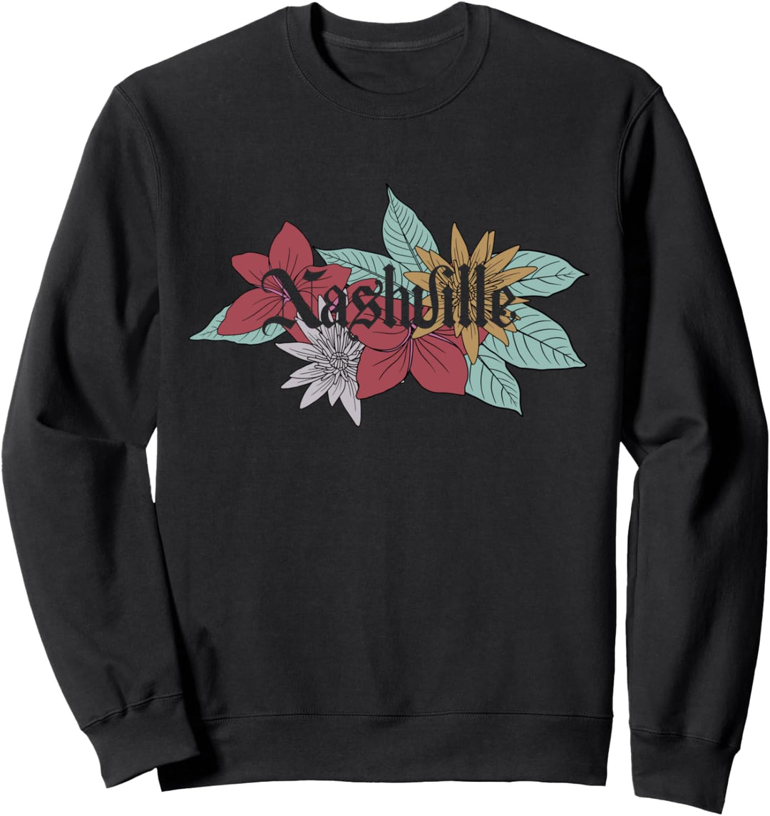 Nashville Tennessee Vintage City Blumenstrauss Souvenir Sweatshirt
