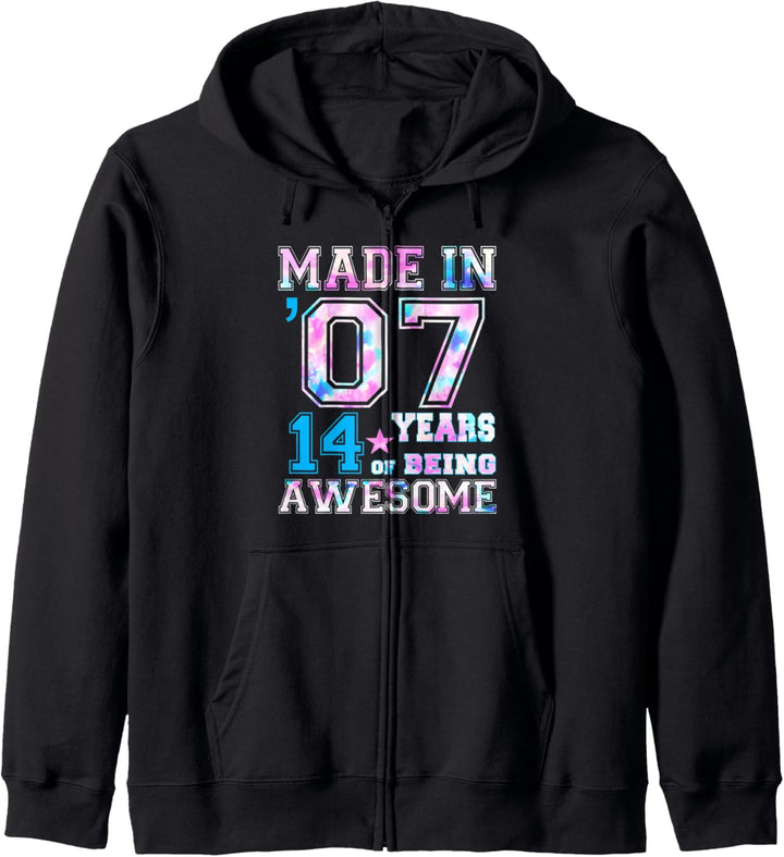 14 Year Old Girl Gifts For 14th Birthday Gift Born In 2007 Kapuzenjacke