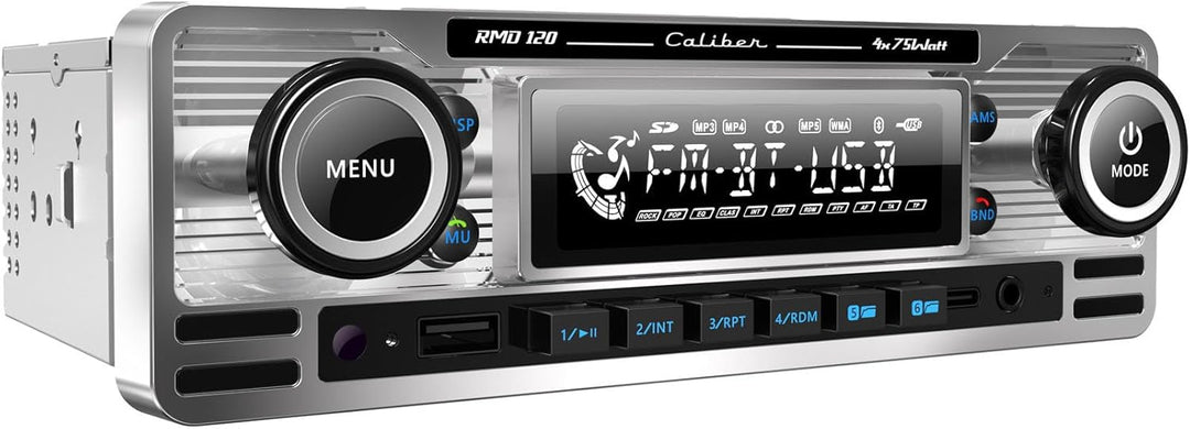 Caliber Autoradio Bluetooth - Auto Radio Bluetooth USB - FM - 1 DIN Radio Auto - Autoradio mit Bluet