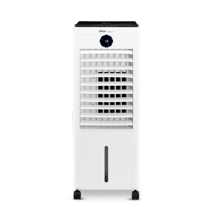 Ufesa Sapporo Verdunstungskühler, 100W, Kühlfunktion und Ventilator, 3 Geschwindigkeiten, 3 Modi, To