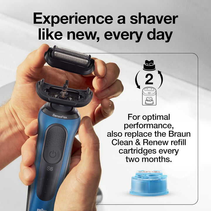Braun Series 5 53B Elektrischer Rasierkopf, Schwarz - Entwickelt für Rasierer der Serie 5 und Serie