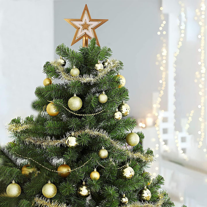 88PCS Weihnachtskugeln Ornamente für Weihnachtsbaum, zarte Weihnachtsdekoration Bastelset Bruchsiche