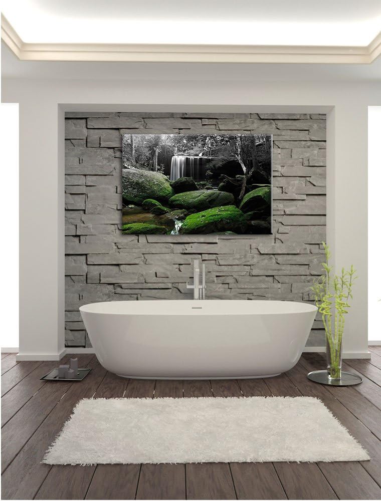 Pixxprint Regenwald in Thailand als Leinwandbild/Grösse: 100x70 / Wandbild/Kunstdruck/fertig bespann