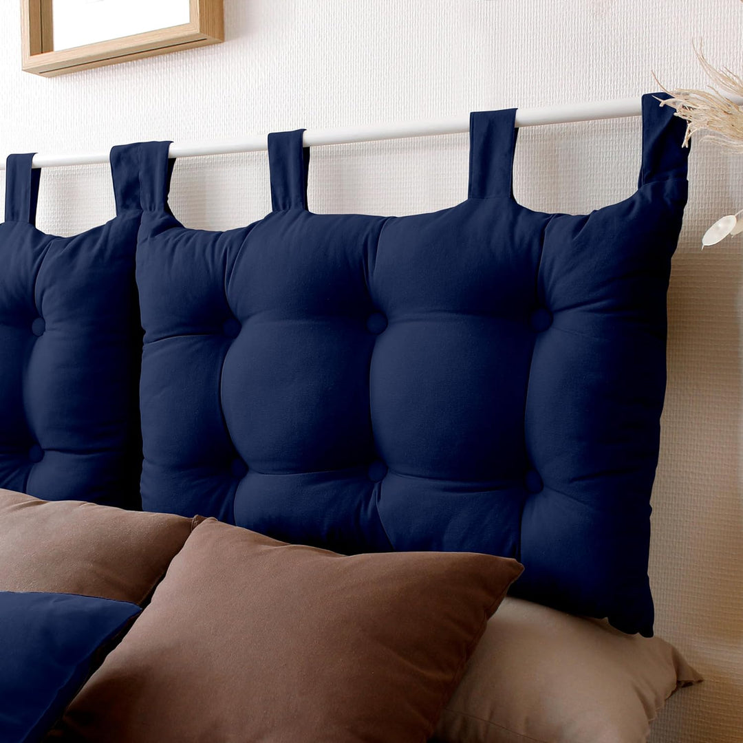 Enjoy Home Kopfteil Stoff 70 x 9 x 45 cm, marineblau, 9 X 45 CM, Marineblau