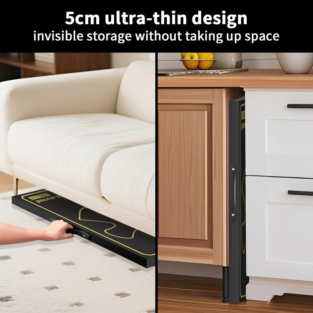 MOZOOSON Puzzle Aufbewahrungsmappe, Puzzlemappe 500 Teile, Puzzle Organizer mit 25 Taschen, Staubdic