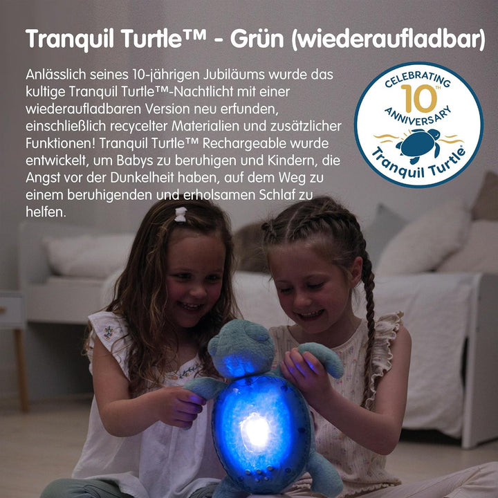 Cloud b Ocean Projektor Nachtlicht mit 2 weissen Geräuschen und 2 Soothing-Sounds, wiederaufladbar,