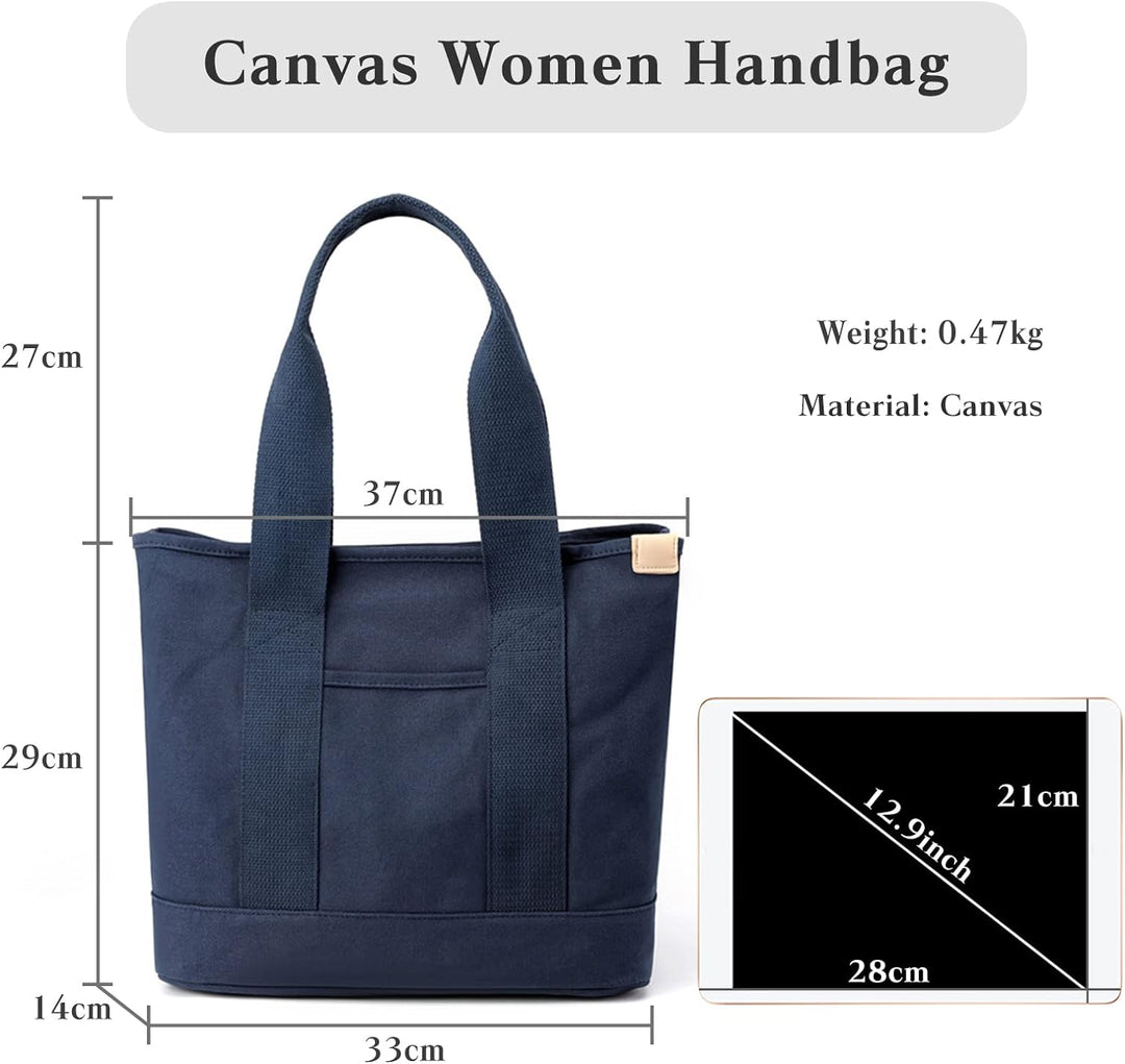 CORIOS Damen Henkeltaschen Canvas Tragetasche Grosse Kapazität Handtasche Multifunktionale Schultert