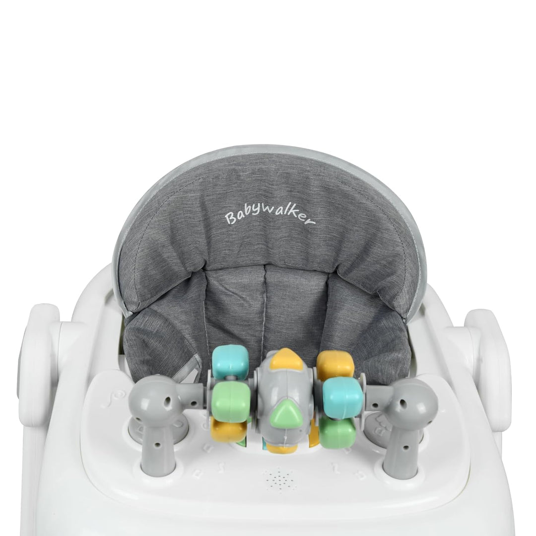 5-in-1 Lauflernhilfe für Babys, mit verstellbaren Höhen, Gehfrei Babywalker ab 6 Monate, bis zu 25 k