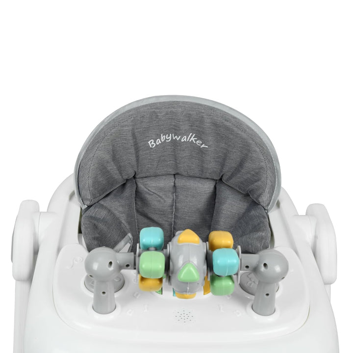 5-in-1 Lauflernhilfe für Babys, mit verstellbaren Höhen, Gehfrei Babywalker ab 6 Monate, bis zu 25 k