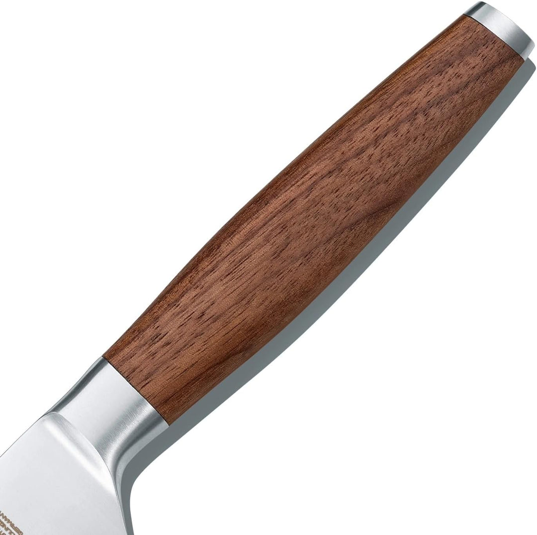 Graef Santokumesser 13 cm KN5052, handgeschliffene Klinge 1.4116er Edelstahl, Echtholzgriff Walnuss,