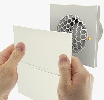 Abluftventilator Quiet Style mit Einschaltverzögerung - bewährte Technik, neues Design - nicht nur l