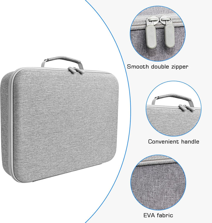 Tasche kompatibel mit Ecovacs Mini Fensterroboter, Koffer für Fensterroboter(37x26x8cm), mit Doppelt