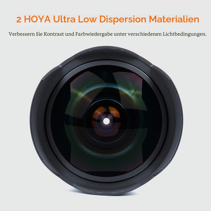 7artisans 7.5mm F2.8 II V2.0 Fisheye-Objektiv mit 190° Blickwinkel, für MFT-Kameras mit M4/3-Mount G