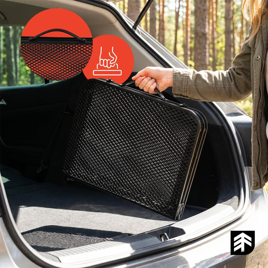 MalTec Wandern Klappbarer Campingtisch in Aluminium FLIP 60 Koffer