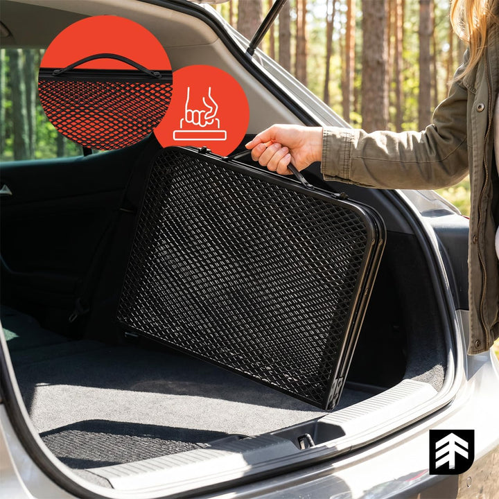MalTec Wandern Klappbarer Campingtisch in Aluminium FLIP 60 Koffer