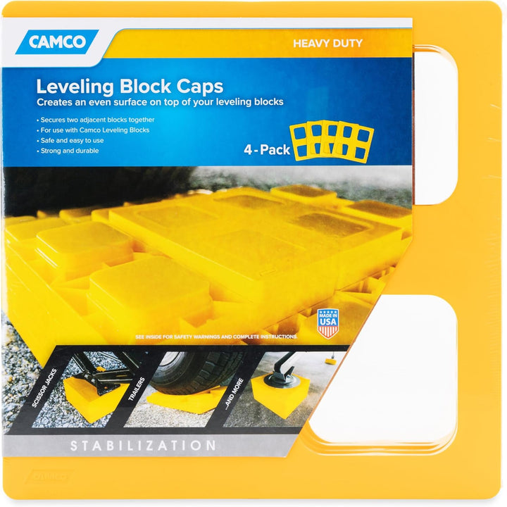 Camco 44500 Nivellierblockkappe, bietet stabilere und sicherere Oberfläche für Wagenheber oder Stabi