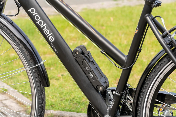 Prophete Faltschloss | Fahrradschloss | Länge: 85 cm | Speziell gehärteter Stahl | 2 Schlüssel | Kun