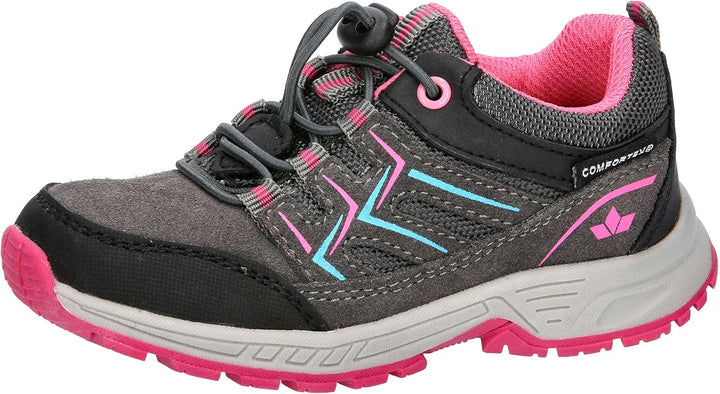 Lico Mädchen Mani Sneaker 27 EU Anthrazit Pink, 27 EU Anthrazit Pink