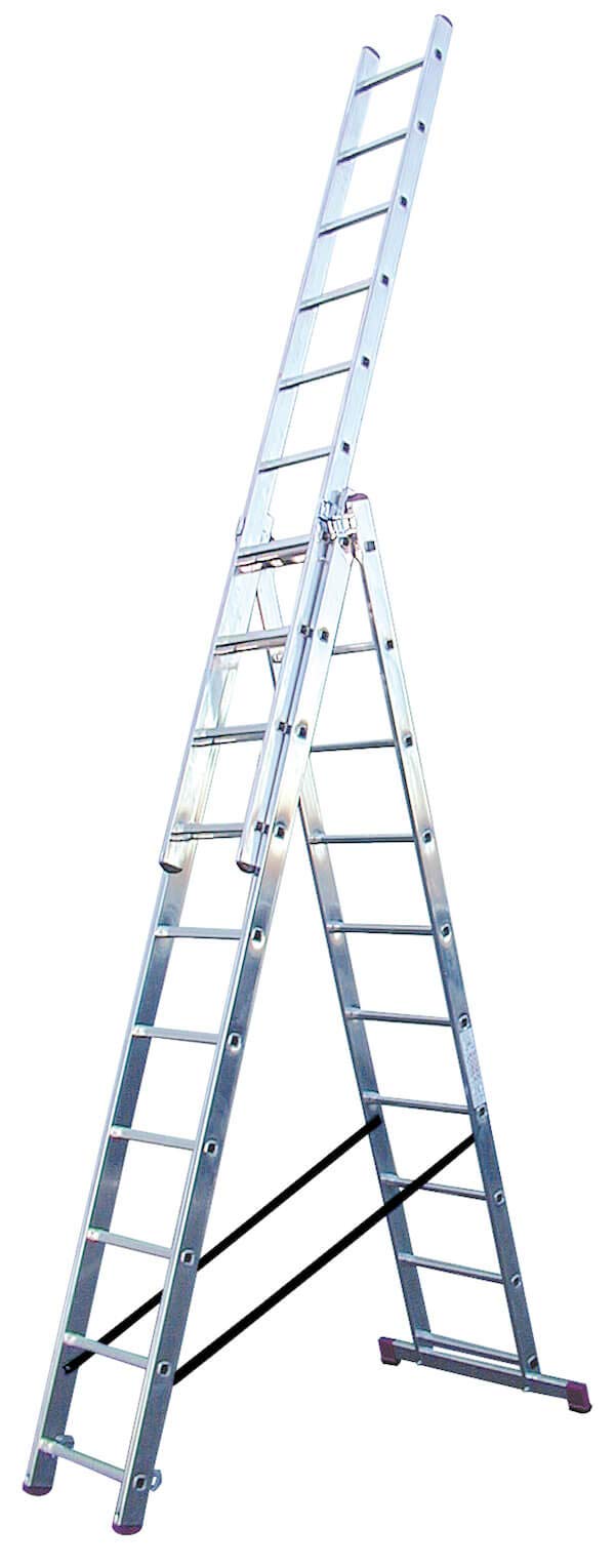 KRAUSE Corda VielzweckLeiter mit Treppenfunktion 3x10 Sprossen, 3x10 Sprossen