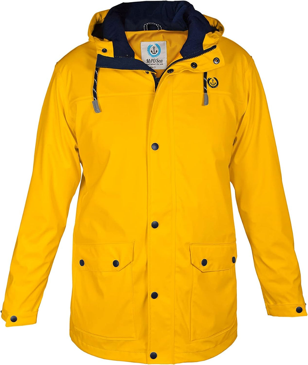 MADSea Herren Regenjacke Friesennerz 63096 gelb L Gelb, L Gelb