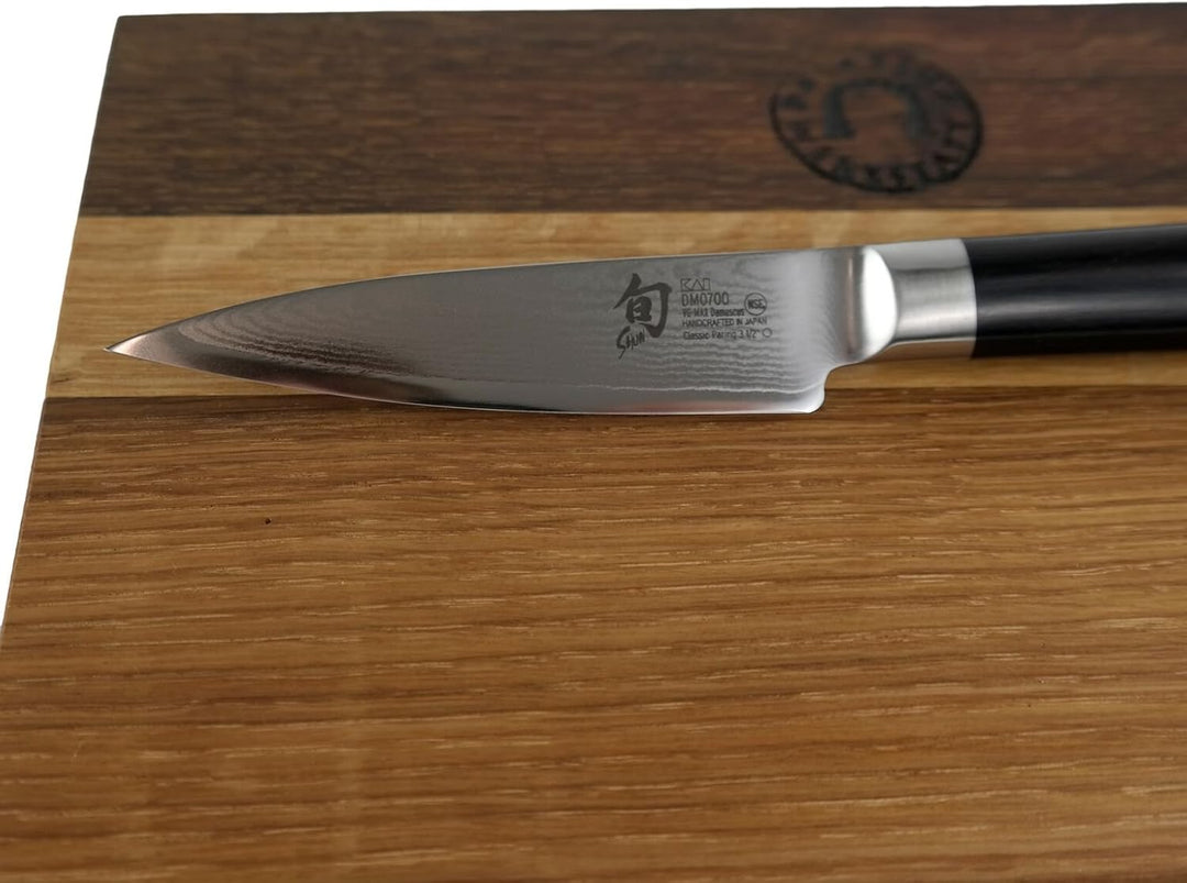 KAI Shun Messer Angebotsset – Damastmesser mit 9cm Klinge – handliches Officemesser ideal zum Schäle