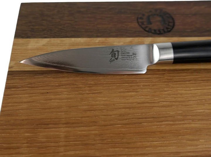 KAI Shun Messer Angebotsset – Damastmesser mit 9cm Klinge – handliches Officemesser ideal zum Schäle