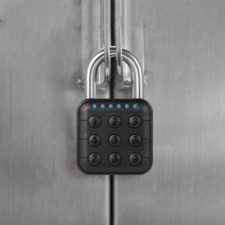 mizikuu Elektronisches Zahlenschloss, 6 Stellig Smart Lock Wetterfestes Schliessfachschloss Vorhänge