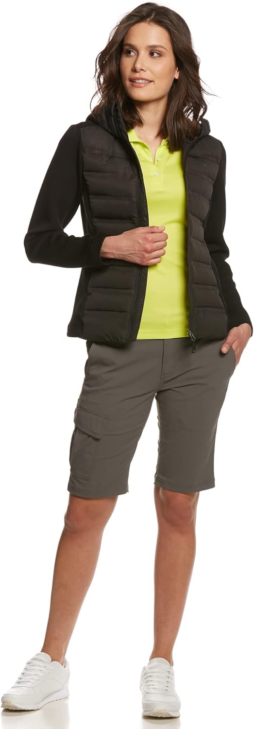 Jeff Green Damen Elastische Schnell Trocknende Kurze Leichte Cargo Outdoor Funktions Hose Melina Gra