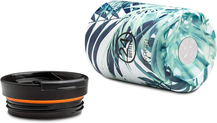 24Bottles Travel Tumbler aus Edelstahl in der Farbe Lush mit 350ml, Masse: 8cm x 8cm x 12,5cm, 424 3