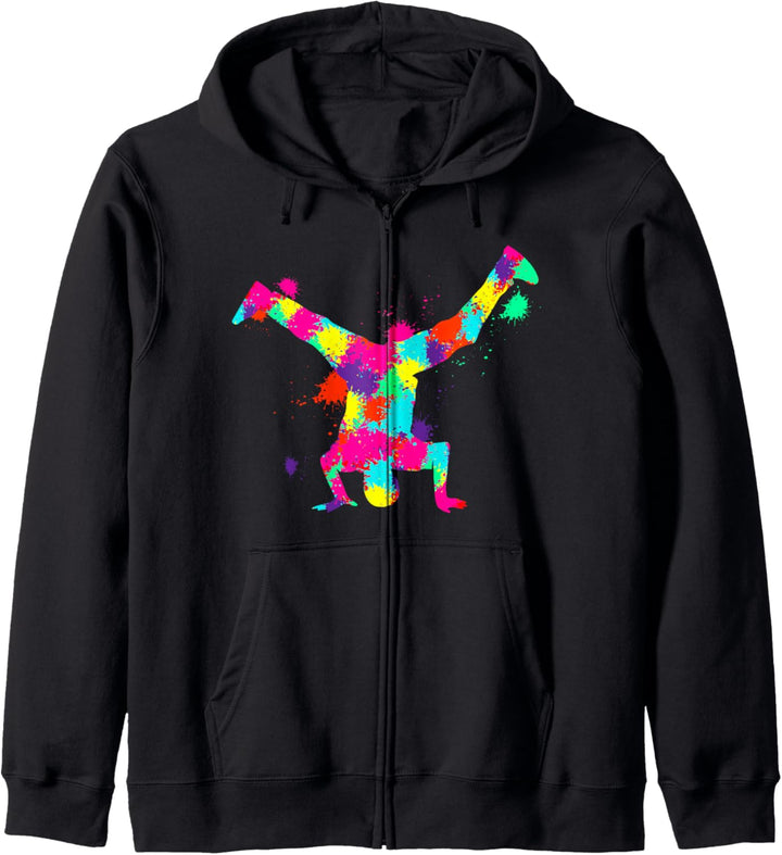 Breakdance Breakdancer Breakdancing Kinder Jungen Kapuzenjacke