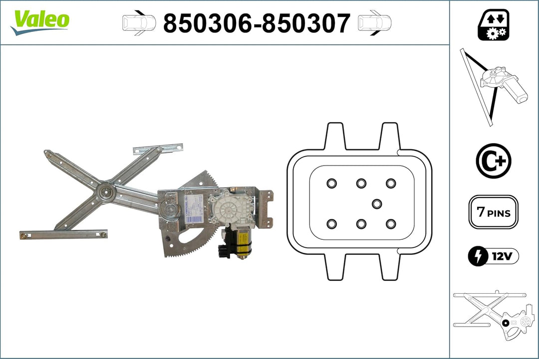 Valeo Fensterheber 850306