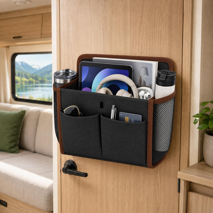 Wohnmobil Camping Organizer, Faltbarer Hängeorganizer Ohne Bohren, Selbstklebender Camping Organizer