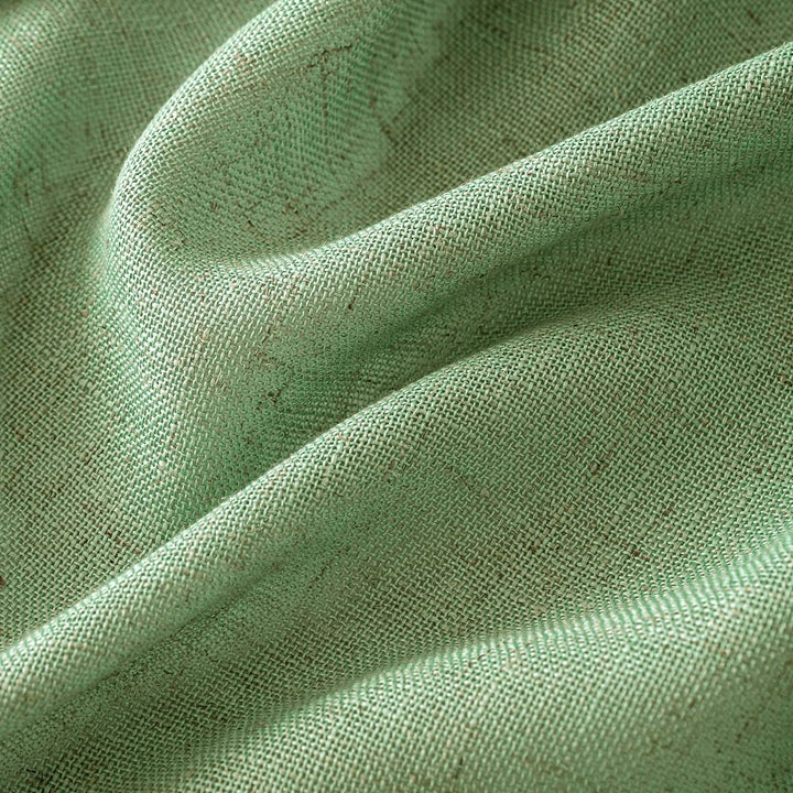 EMEMA Gardinen Vorhänge Leinenvorhang mit Ösen Voile Vorhang Leinenoptik Modern Halbtransparent für