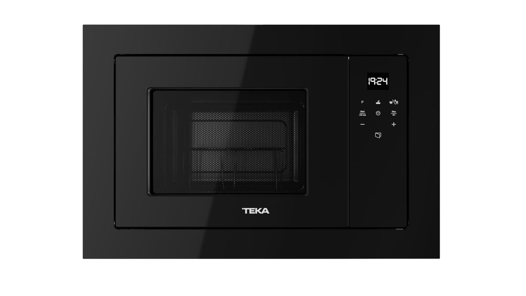Teka ML 8210 BIS Mikrowelle, integrierbar, Schwarz und Glas, mit Grill, 20 Liter