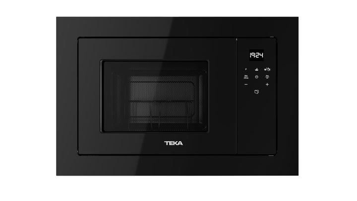 Teka ML 8210 BIS Mikrowelle, integrierbar, Schwarz und Glas, mit Grill, 20 Liter