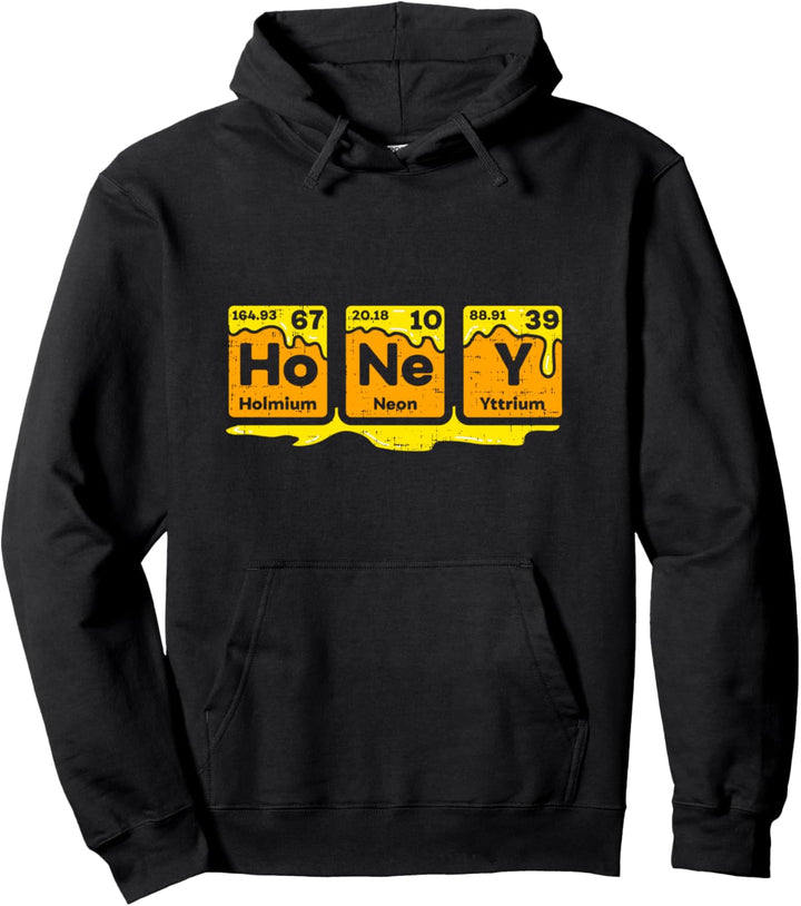 Honig Periodensystem Imker Bienenstöcke Geschenkidee Pullover Hoodie