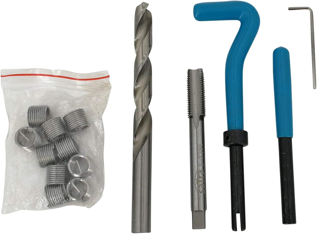 Satra S-X38E Satz Gewindereparatur M10x1.25 Gewinde Set 15 tlg. inkl. Bohrer