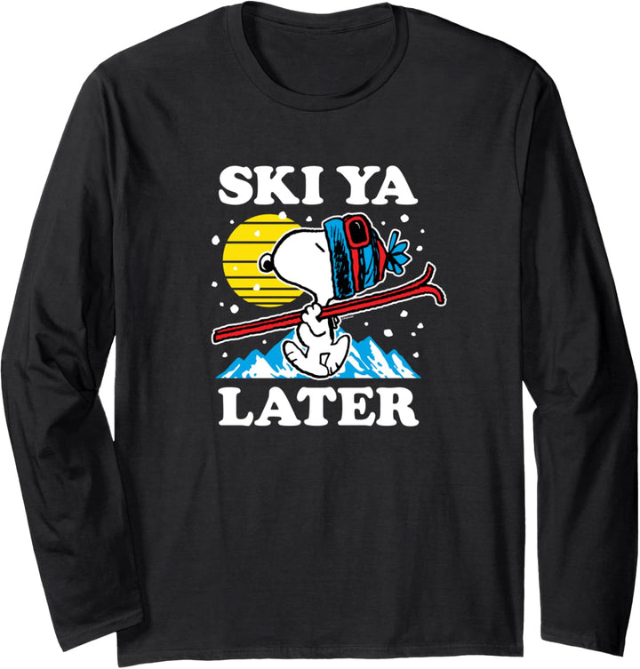 Peanuts - Snoopy Ski Ya Later Langarmshirt
