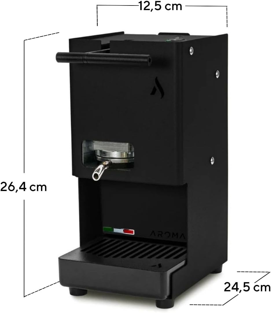 Aroma E.GO Kaffeepadmaschine für ESE-Pads 44 mm (Türkis), Türkis