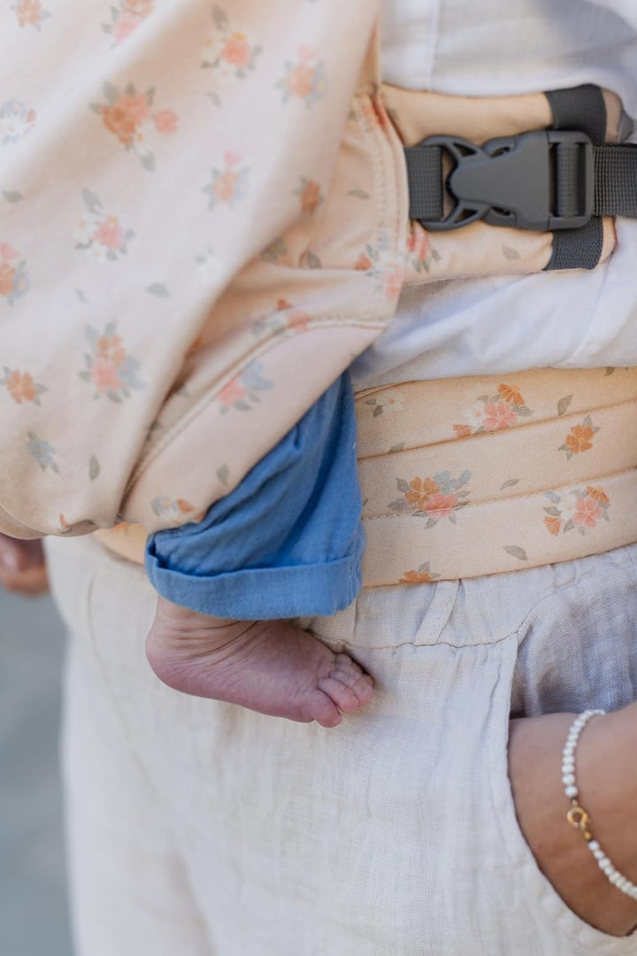 Boba Bliss Babytrage Neugeborene ab Geburt bis 15 kg - 2-in-1 Baby Carrier &amp; Baby Tragetuch Ohne Bin
