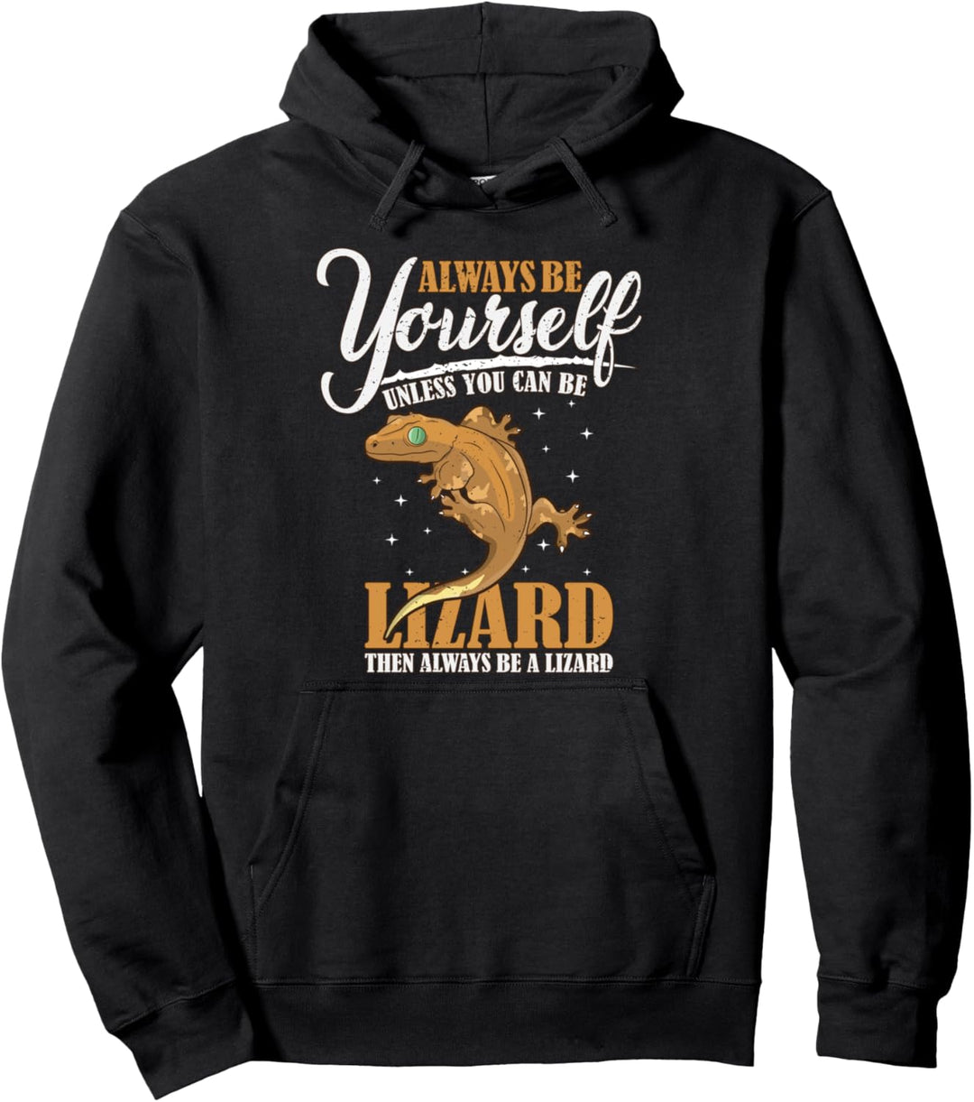 Sei immer du selbst Eidechse Terrarium Lizard Reptilien Pullover Hoodie