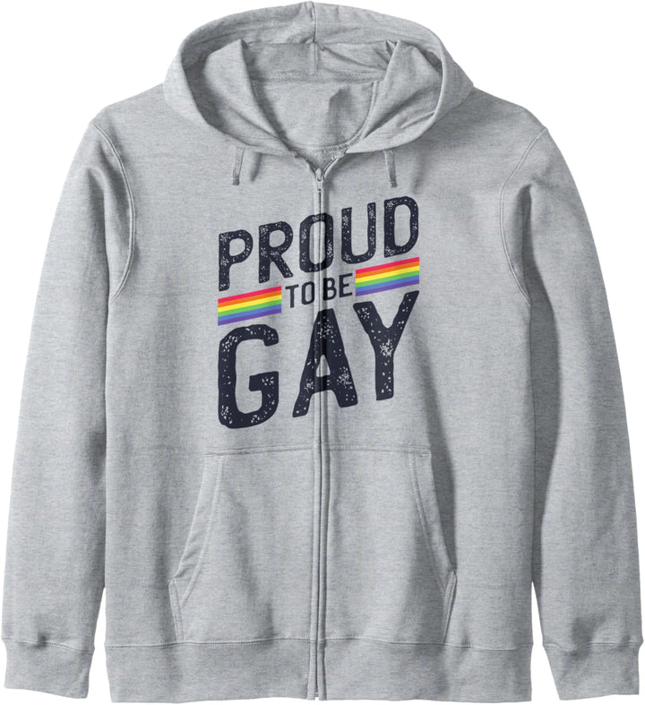 Proud To Be Gay - Queer Pride - Lesbian LGBTQ+ Rainbow Kapuzenjacke