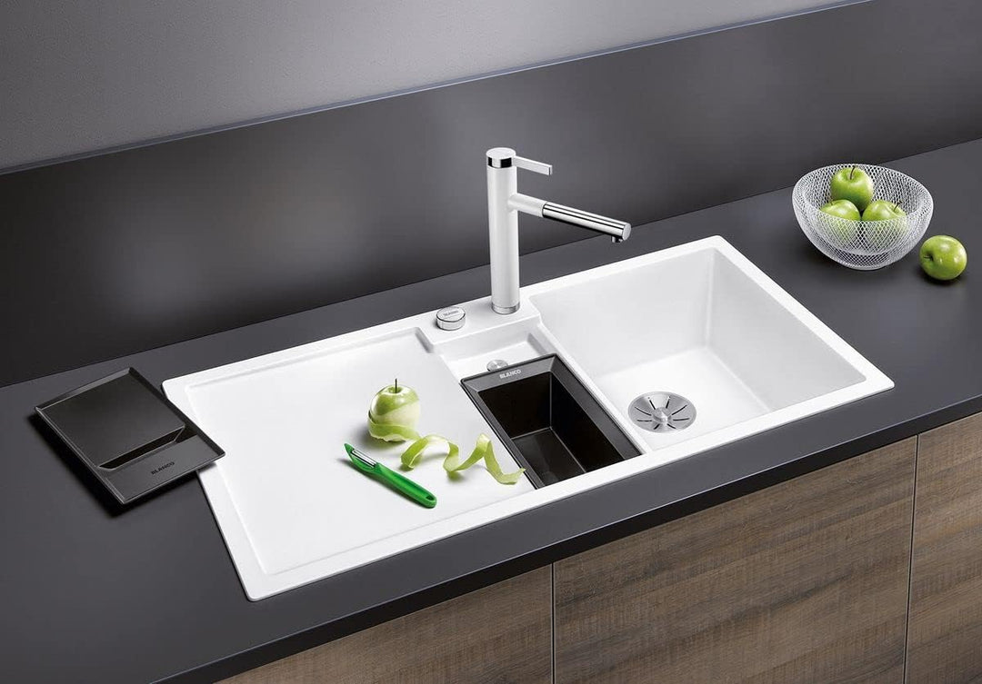 BLANCO COLLECTIS 6 S | SILGRANIT anthrazit | Einbauart: Einbau von Oben | Hauptbecken rechts | mit A