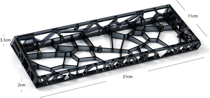 60% Mechanische Tastatur Gehäuse Transparentes Tastaturgehäuse Kompatibel mit Wooting60/HM66/Mad60/M