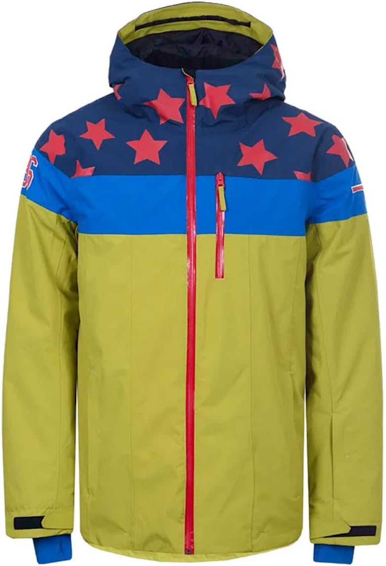 ICEPEAK Centertown Herren Jacke Skijacke Winterjacke 48 grün-blau, 48 grün-blau
