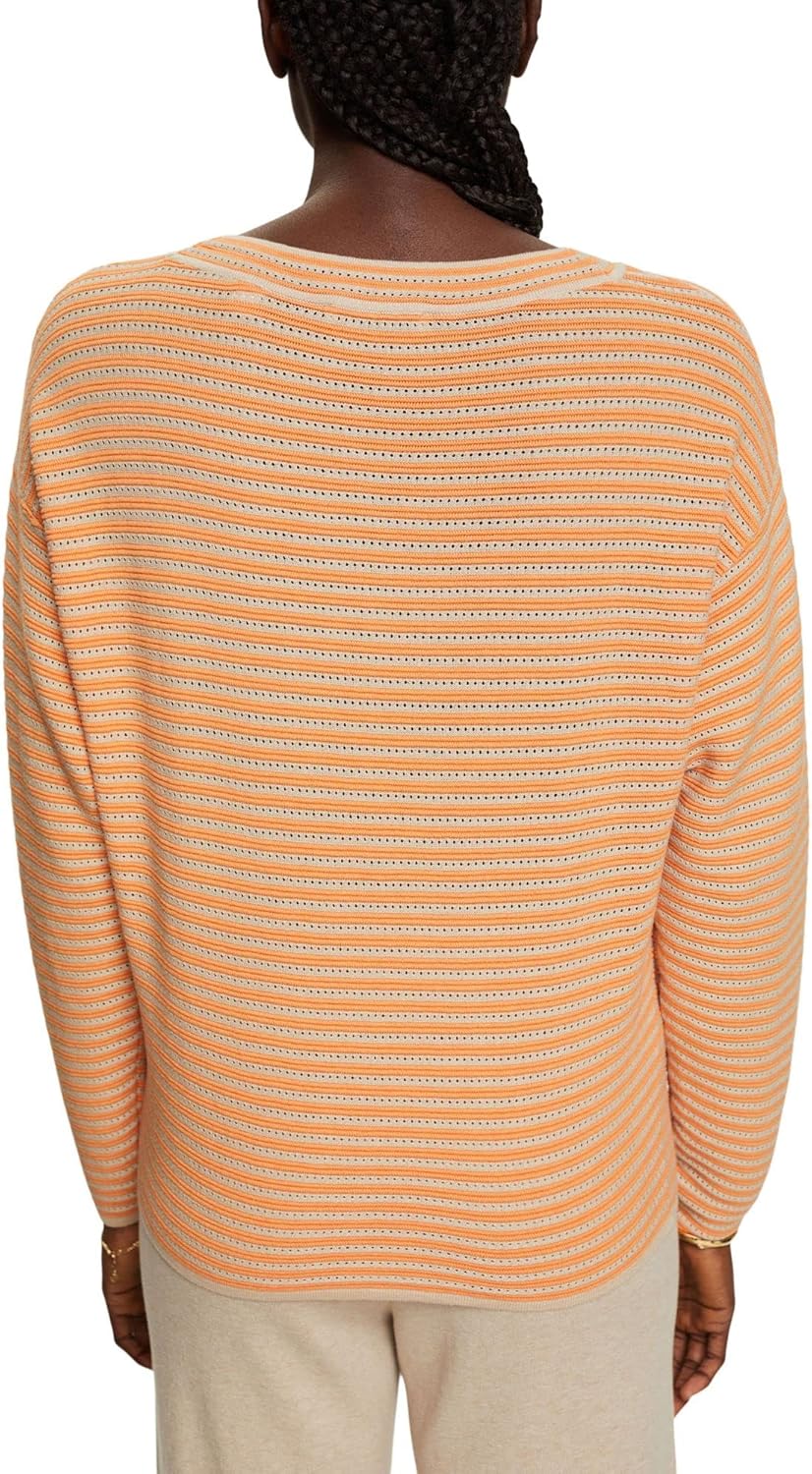ESPRIT Damen Pullover, 262/Light Taupe 3