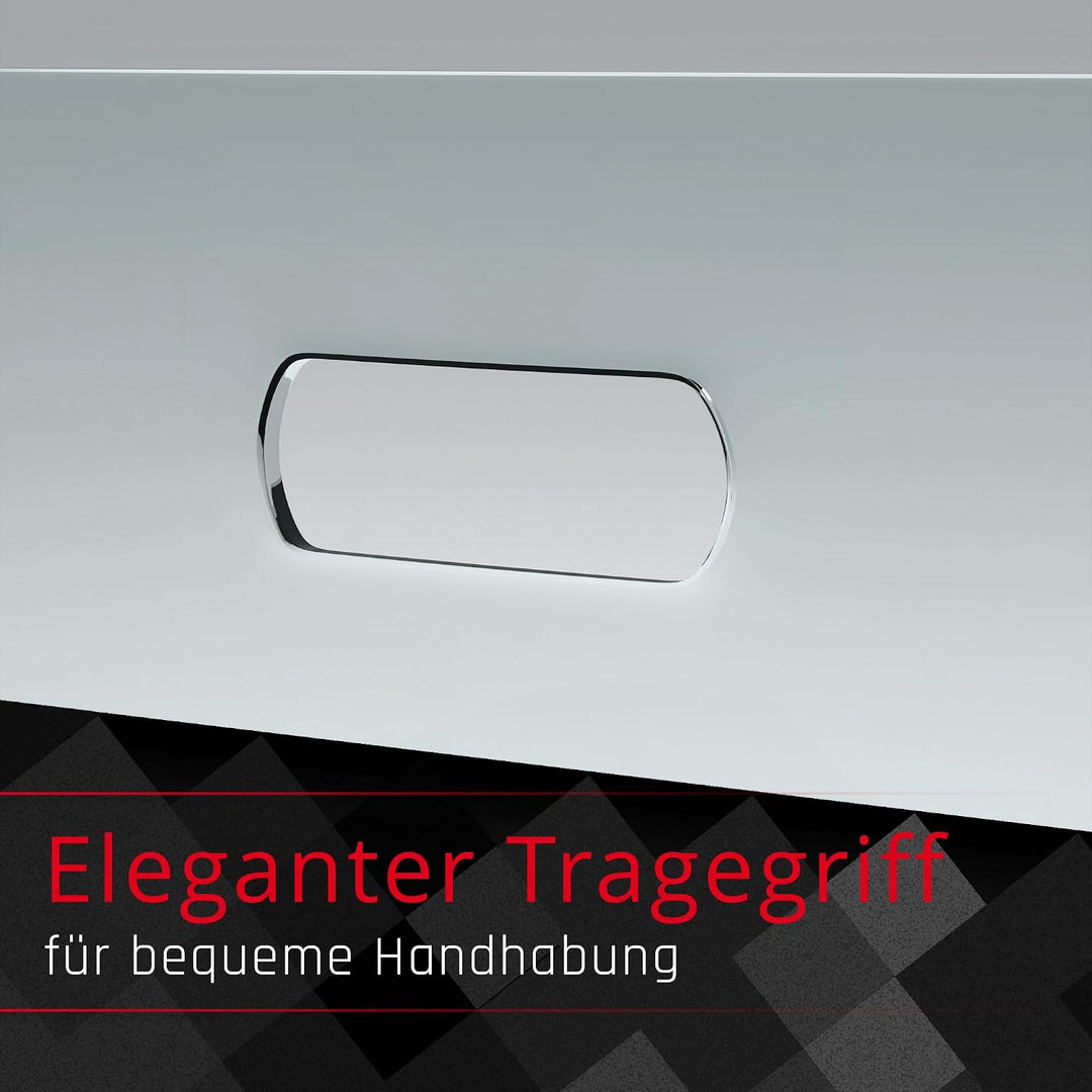 BIJON Kaminschutzgitter aus Spezial-Sicherheitsglas, Hitzeschutz Funkenschuztgitter, Ofenschutzgitte