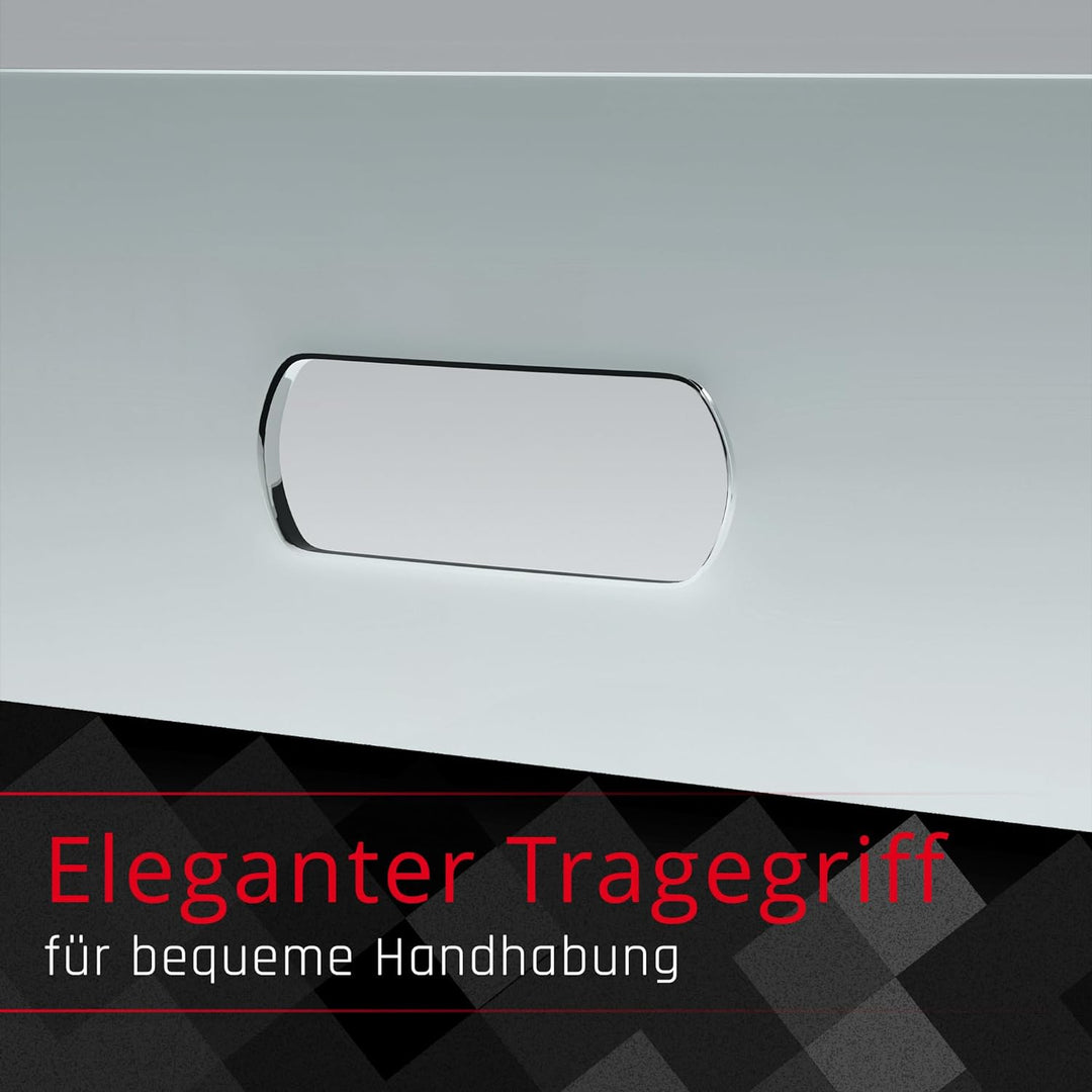 BIJON Kaminschutzgitter aus Spezial-Sicherheitsglas, Hitzeschutz Funkenschuztgitter, Ofenschutzgitte